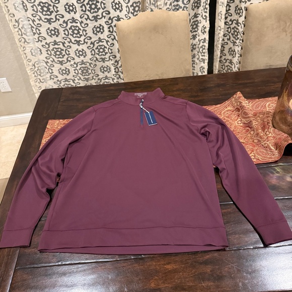 Holderness & Bourne Men's XL The Dawson Pullover Dark Claret MSRP $140 - Picture 3 of 9